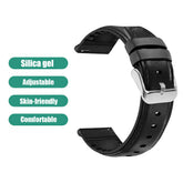 #A Waterproof Adjustable 22mm Watch Band Sports Bracelet Watch Wrist Strap